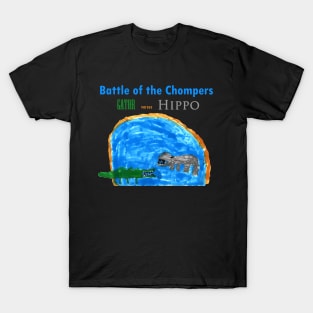 Animal Battle: Gator vs Hippo T-Shirt